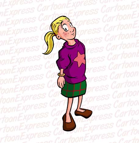 girl ponytail